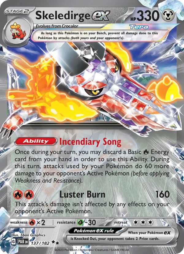 Skeledirge ex 137/182 — Paradox Rift