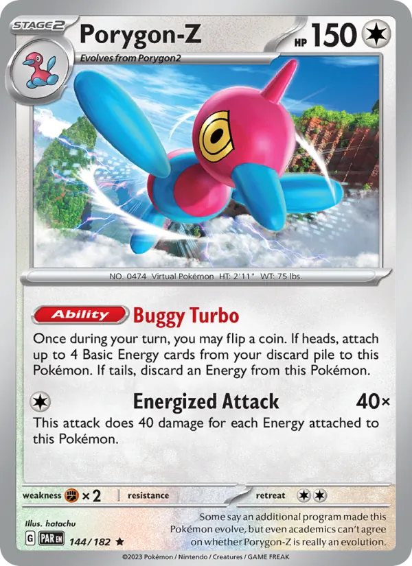 Porygon-Z 144/182 — Paradox Rift