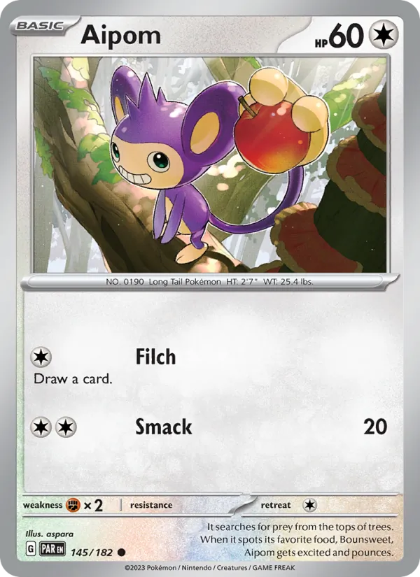 Aipom 145/182 — Paradox Rift