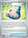 Snorlax Doll 175/182 — Paradox Rift