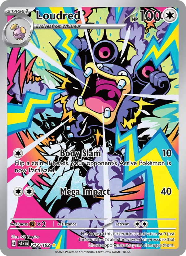 Loudred 212/182 — Paradox Rift