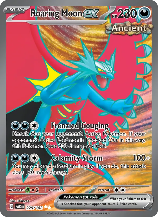 Roaring Moon ex 229/182 — Paradox Rift