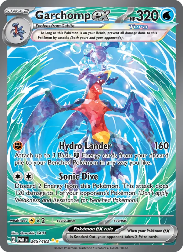 Garchomp ex 245/182 — Paradox Rift