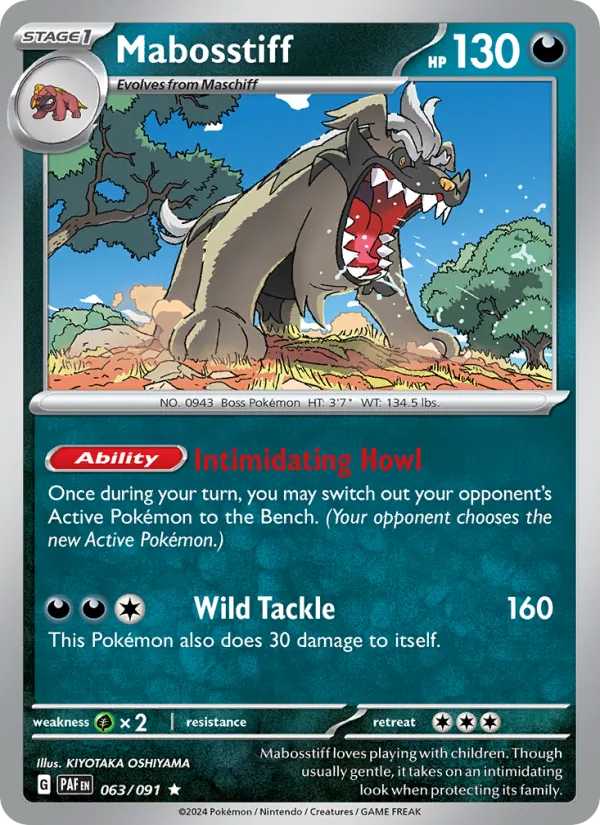 Mabosstiff 063/91 — Paldean Fates