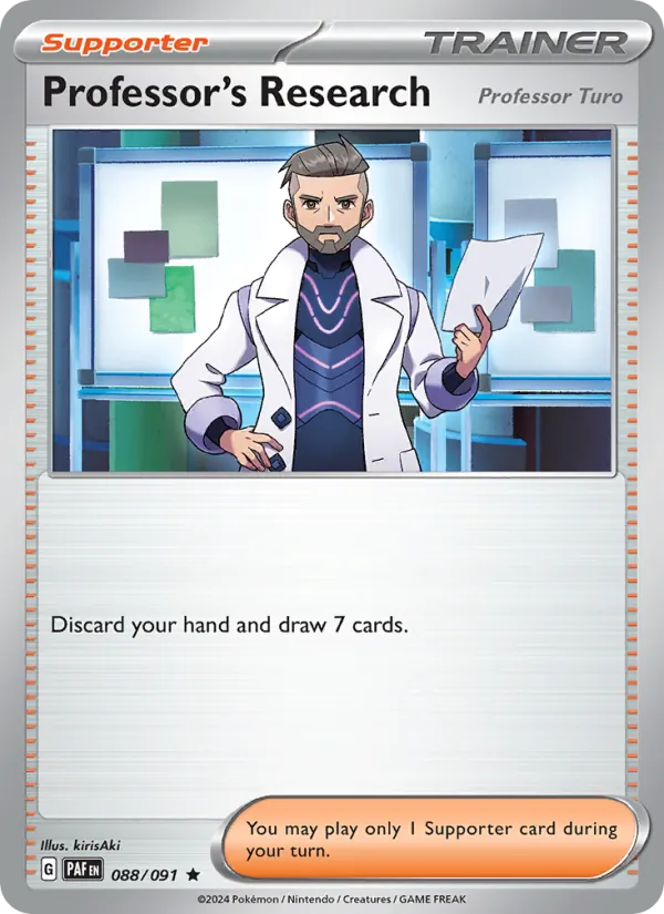Professor's Research 088/91 — Paldean Fates