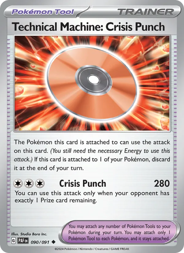 Technical Machine: Crisis Punch 090/91 — Paldean Fates