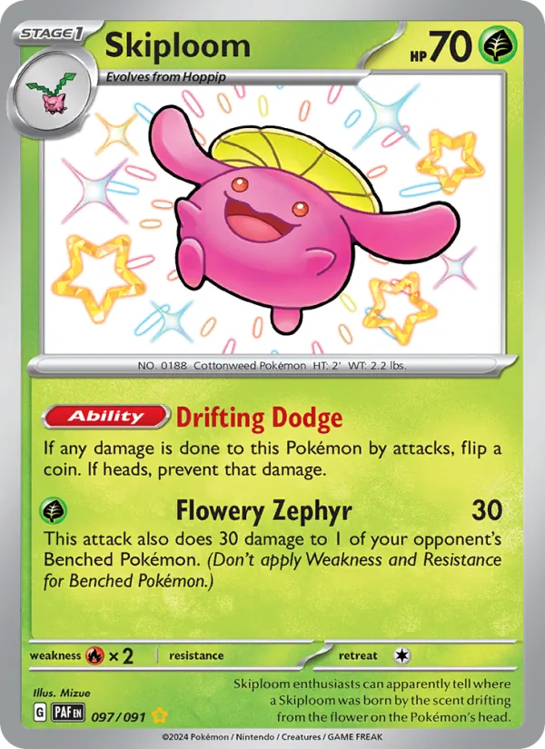 Skiploom 097/91 — Paldean Fates