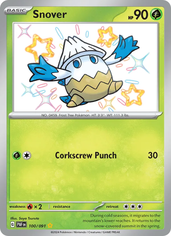 Snover 100/91 — Paldean Fates