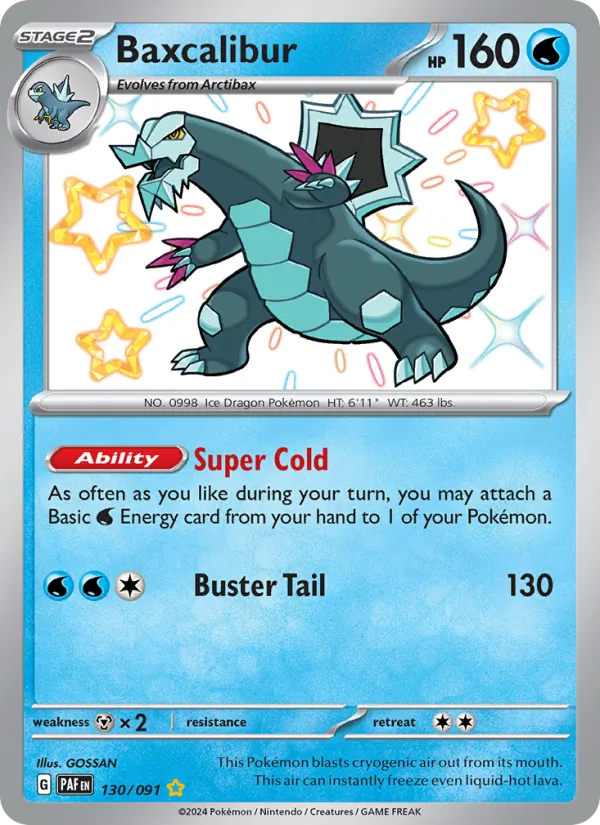 Baxcalibur 130/91 — Paldean Fates
