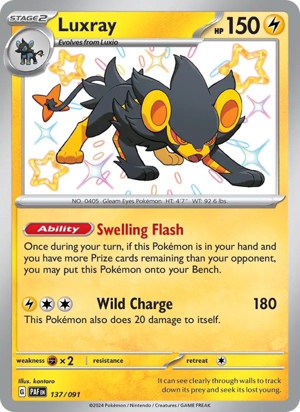Luxray 137/91 — Paldean Fates