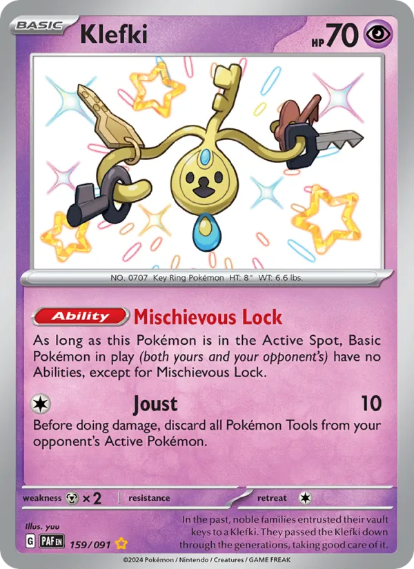 Klefki 159/91 — Paldean Fates