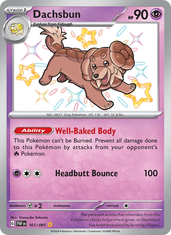 Dachsbun 161/91 — Paldean Fates