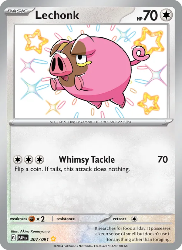 Lechonk 207/91 — Paldean Fates