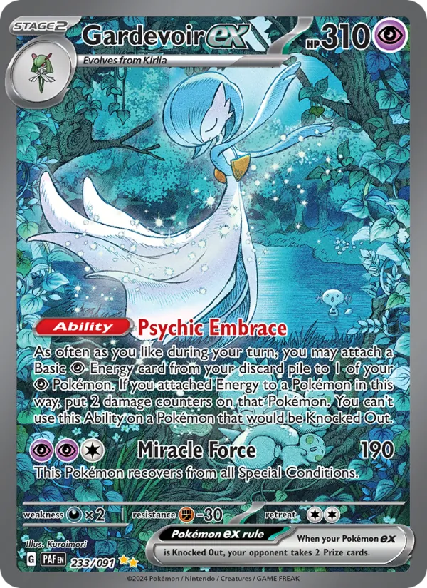 Gardevoir ex 233/91 — Paldean Fates