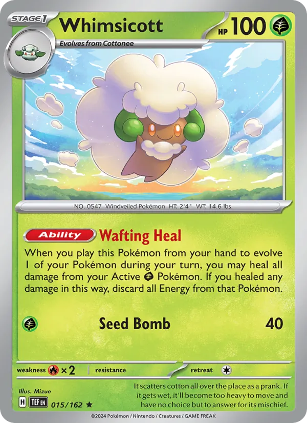 Whimsicott 015/162 — Temporal Forces