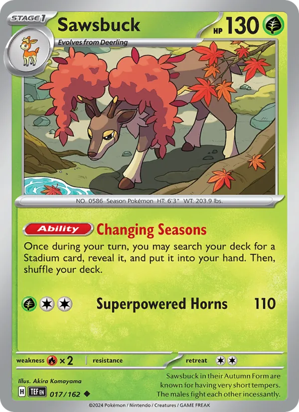 Sawsbuck 017/162 — Temporal Forces