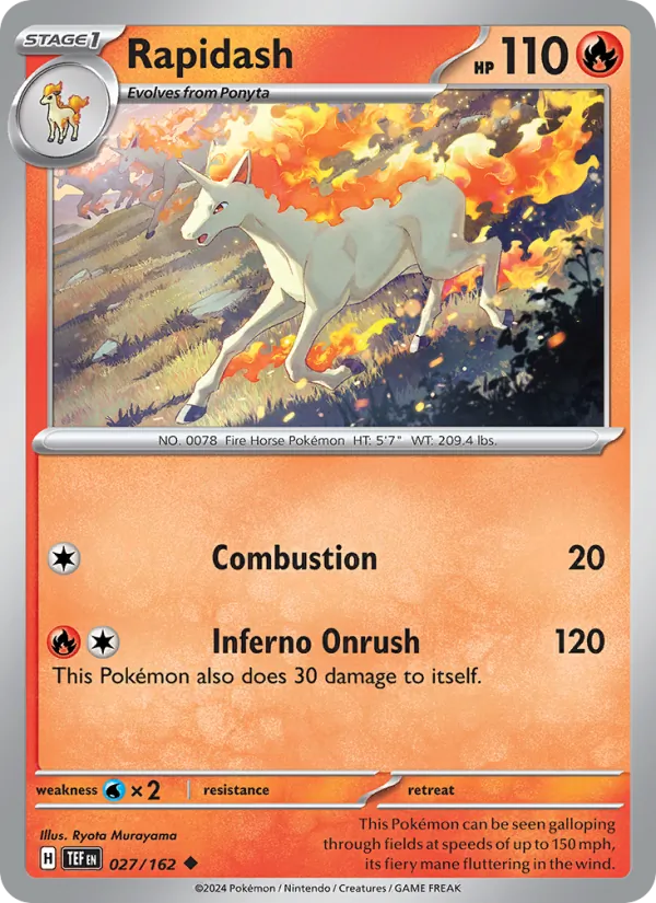 Rapidash 027/162 — Temporal Forces