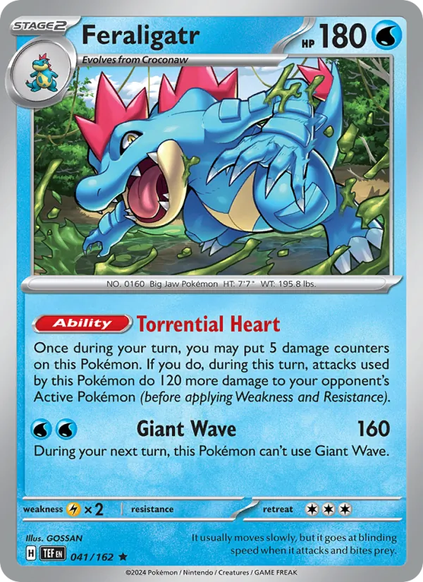 Feraligatr 041/162 — Temporal Forces