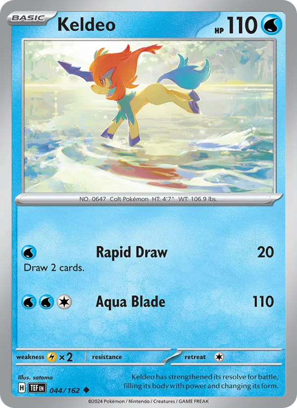 Keldeo 044/162 — Temporal Forces