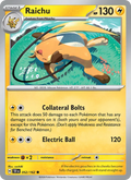 Raichu 052/162 — Temporal Forces