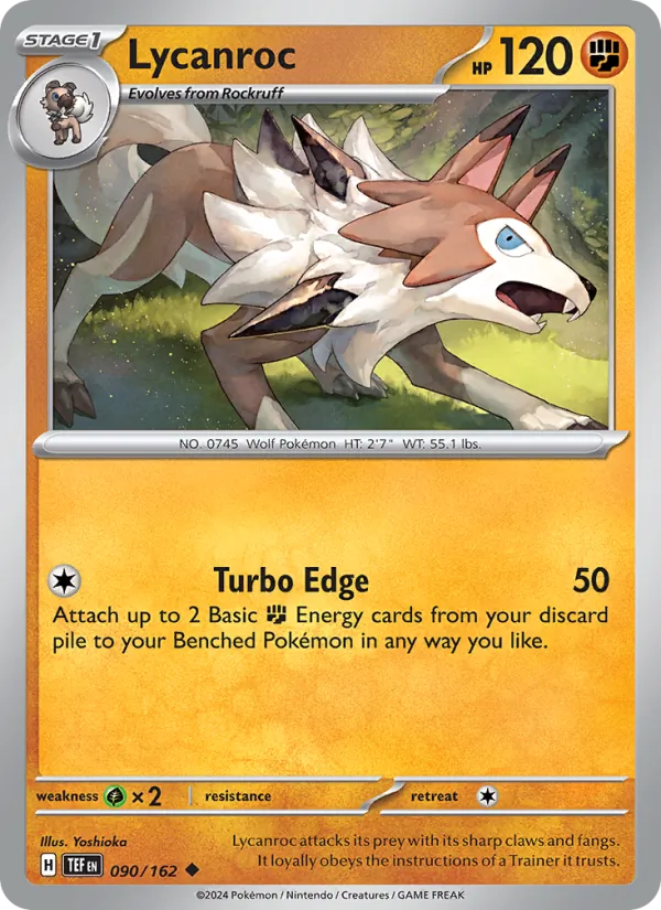 Lycanroc 090/162 — Temporal Forces