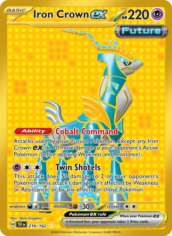 Iron Crown ex 216/162 — Temporal Forces