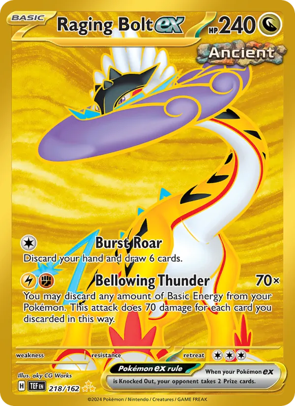 Raging Bolt ex 218/162 — Temporal Forces
