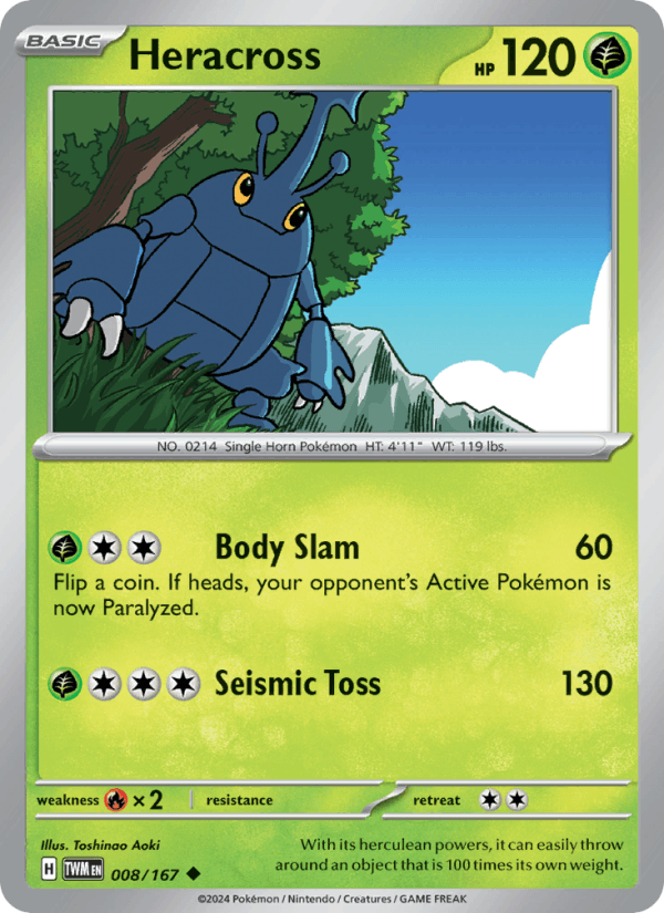 Heracross 008/167 — Twilight Masquerade