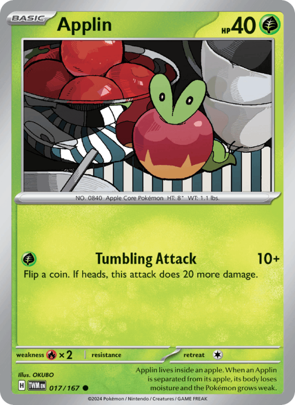 Applin 017/167 — Twilight Masquerade