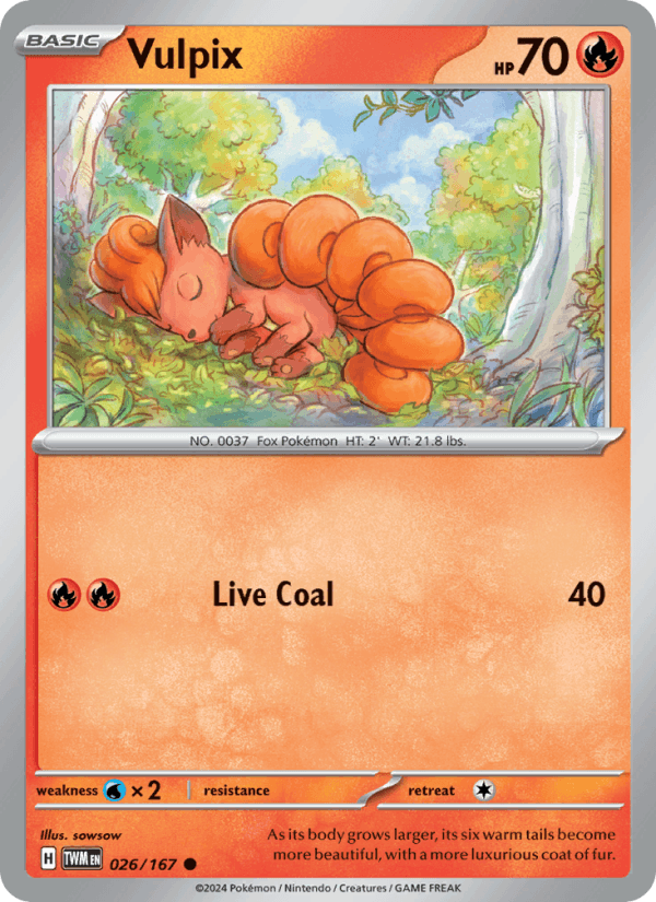 Vulpix 026/167 — Twilight Masquerade