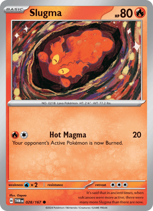 Slugma 028/167 — Twilight Masquerade