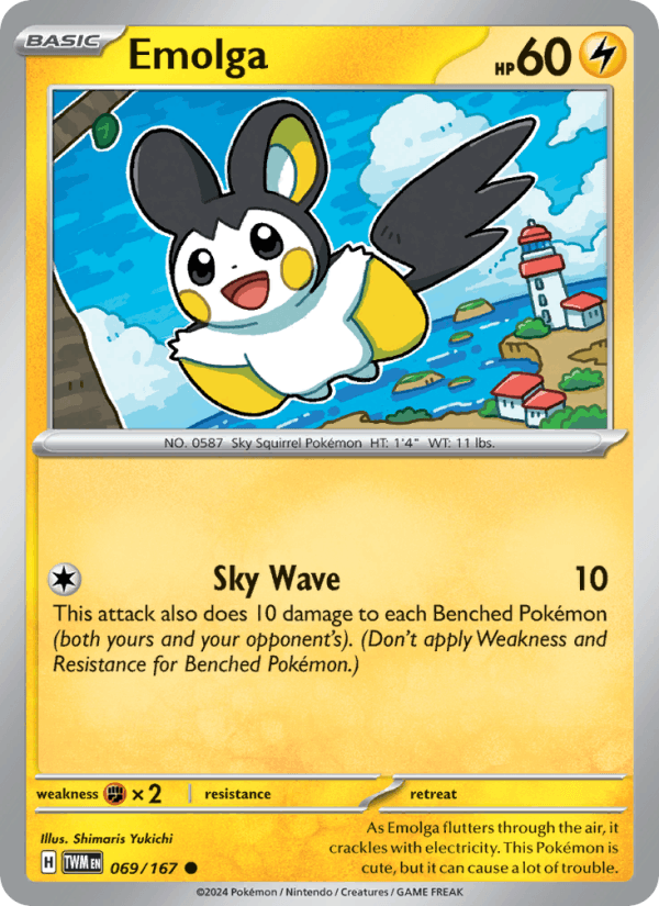 Emolga 069/167 — Twilight Masquerade
