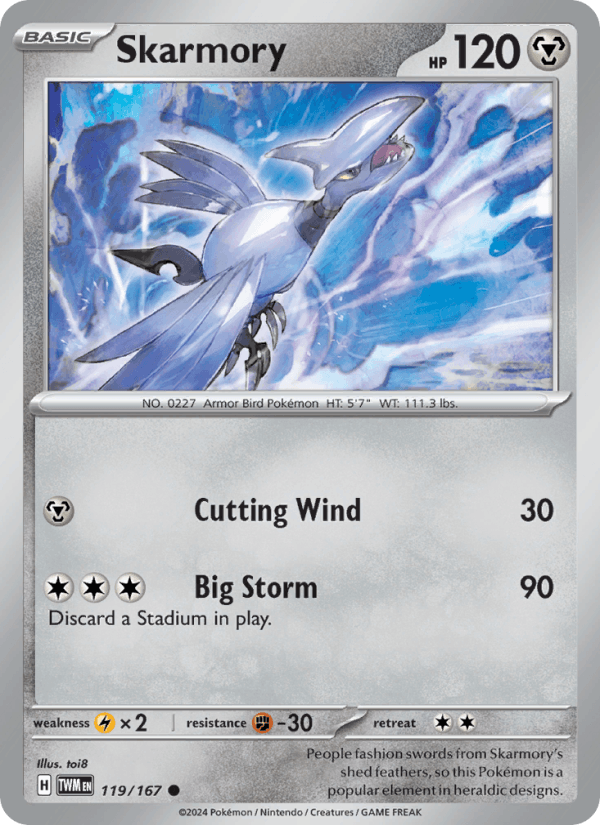 Skarmory 119/167 — Twilight Masquerade