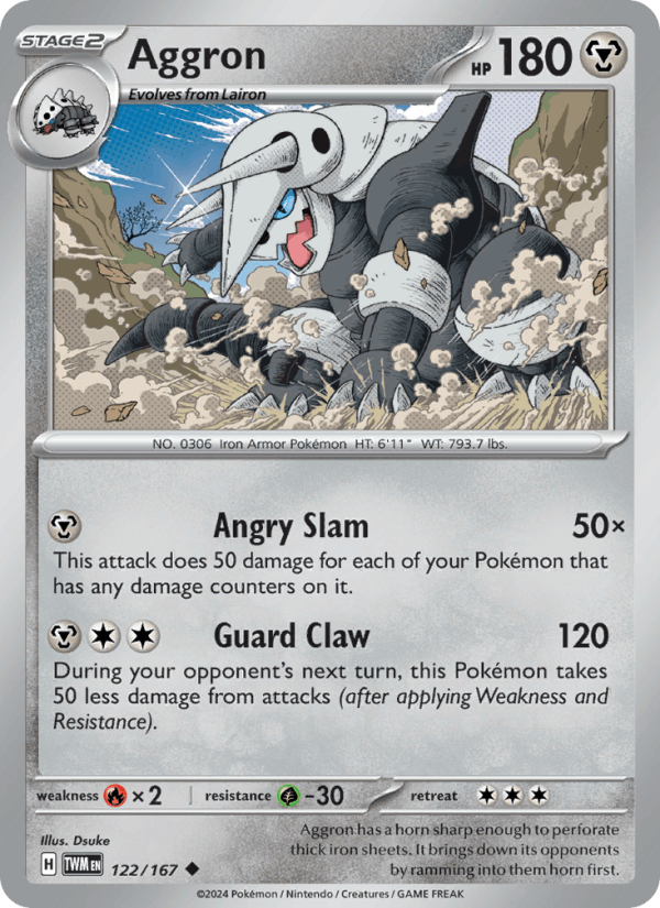 Aggron 122/167 — Twilight Masquerade