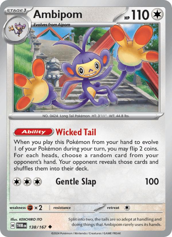 Ambipom 138/167 — Twilight Masquerade