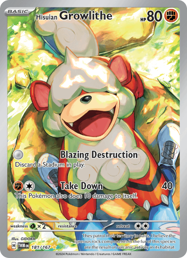 Hisuian Growlithe 181/167 — Twilight Masquerade