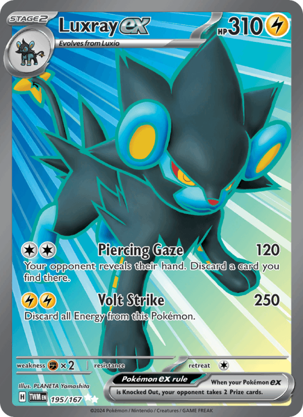 Luxray ex 195/167 — Twilight Masquerade