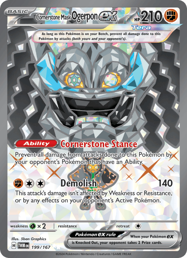 Cornerstone Mask Ogerpon ex 199/167 — Twilight Masquerade