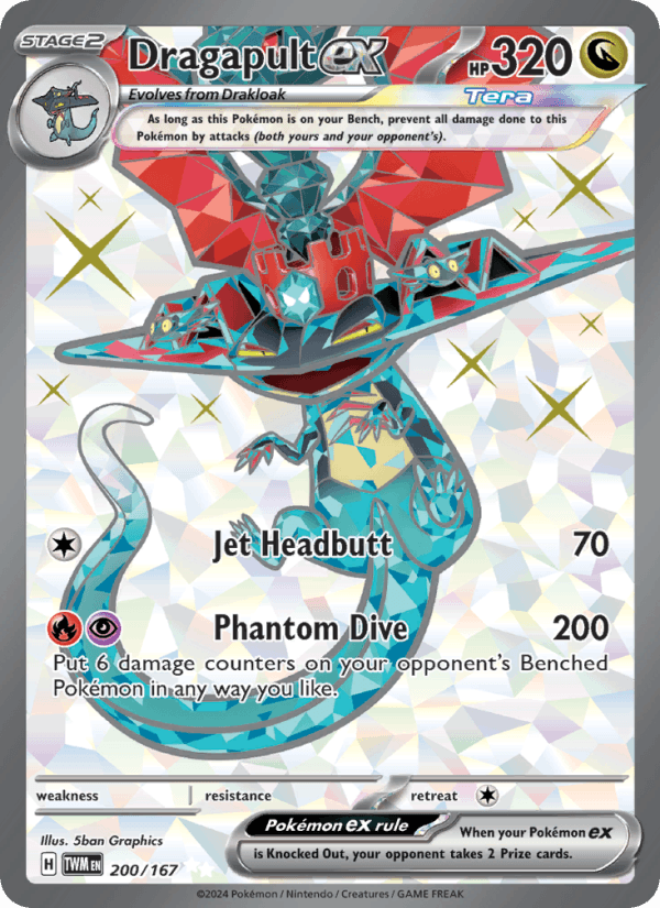 Dragapult ex 200/167 — Twilight Masquerade