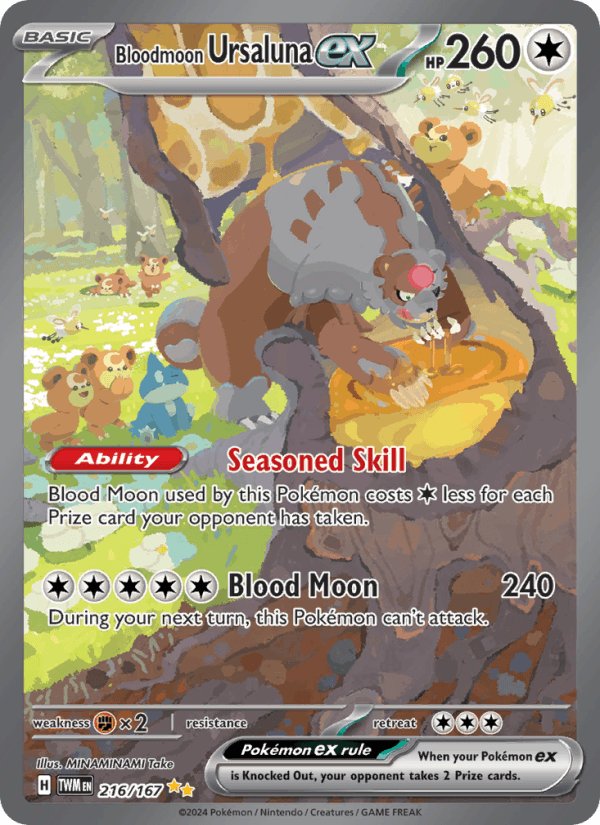 Bloodmoon Ursaluna ex 216/167 — Twilight Masquerade