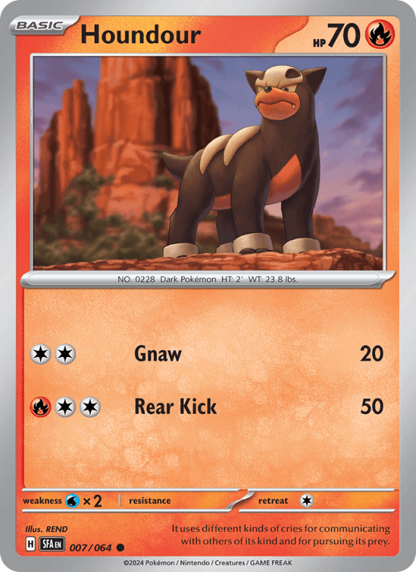 Houndour 007/64 — Shrouded Fable