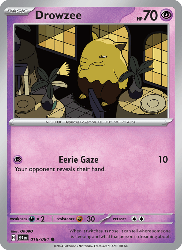 Drowzee 016/64 — Shrouded Fable