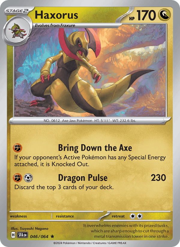 Haxorus 046/64 — Shrouded Fable