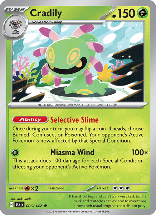 Cradily 006/142 — Stellar Crown