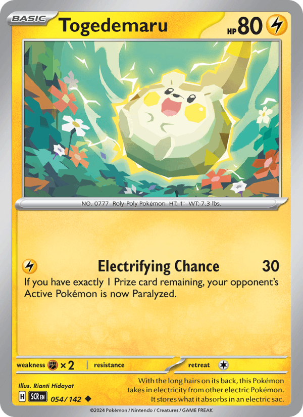 Togedemaru 054/142 — Stellar Crown