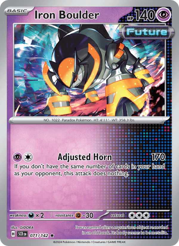 Iron Boulder 071/142 — Stellar Crown