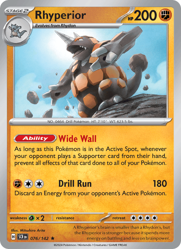 Rhyperior 076/142 — Stellar Crown