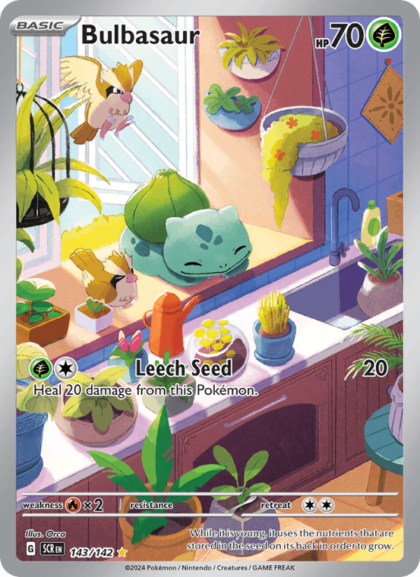 Bulbasaur 143/142 — Stellar Crown