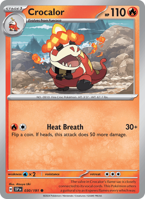 Crocalor 030/191 — Surging Sparks