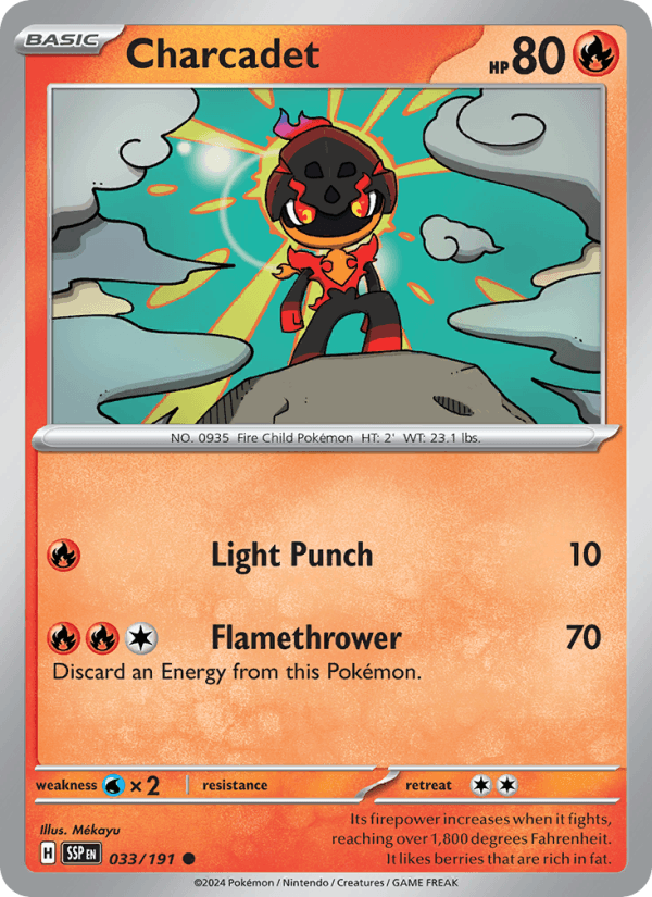 Charcadet 033/191 — Surging Sparks